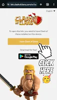 Click on 'I have clash of clans'